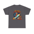 Apocalypse Rocket Tee — 'Sparkling Apocalypse' Retro Space Graphic T‑Shirt